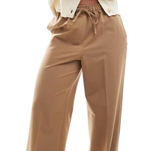 ASOS DESIGN Camel Pull-On Tailored Pants | SOLD OUT on ASOS | Size 8 (M)